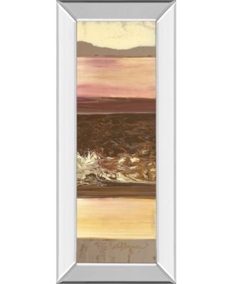 Down Under II by Dlynn Roll Mirror Framed Print Wall Art, 18" x 42"
