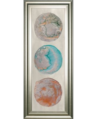 Planet Trio II by Alicia Ludwig Framed Print Wall Art, 18" x 42"