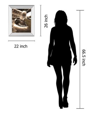 Classy Art Dc4 Aircraft by Danita Delimont Mirror Framed Print Wall Art, 22" x 26"