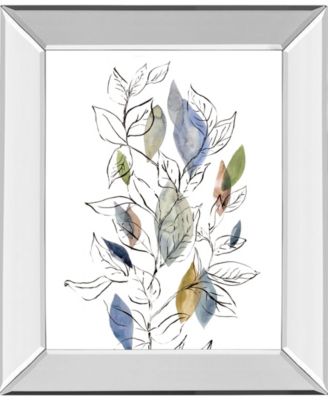 Spring Leaves II by Meyers, R. Mirror Framed Print Wall Art, 22" x 26"