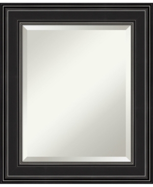 Shop Amanti Art Ridge Framed Bathroom Vanity Wall Mirror, 21.75" X 25.75" In Black