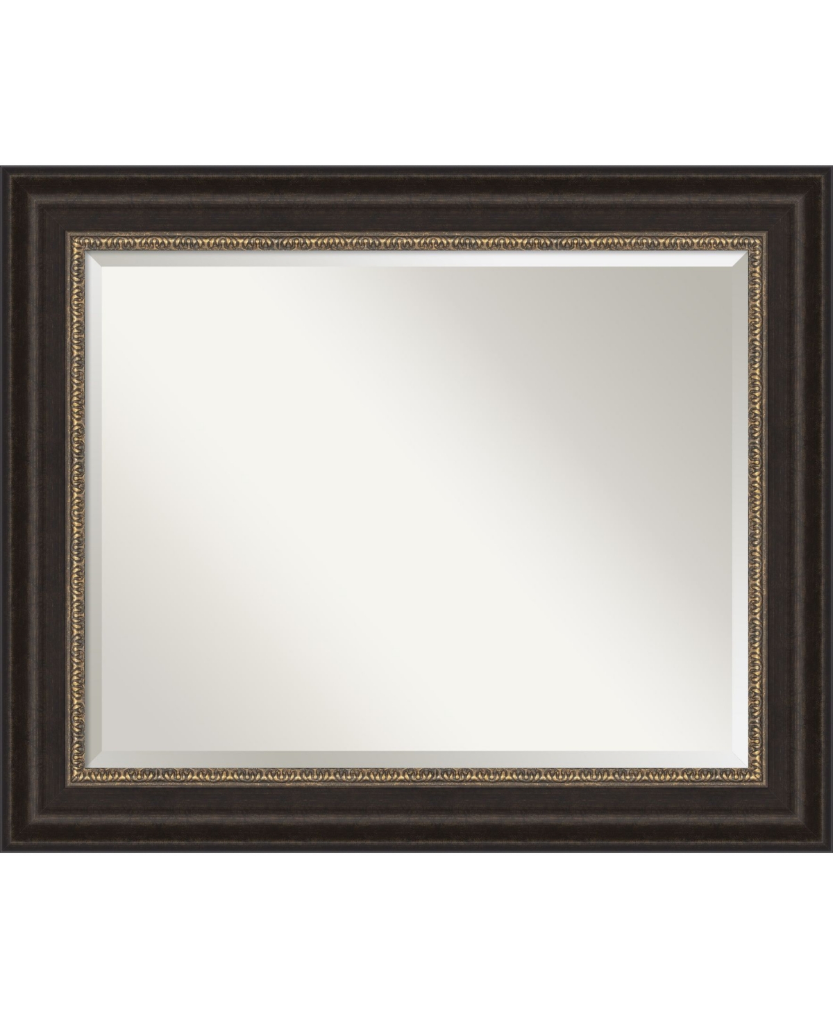 Impact Framed Bathroom Vanity Wall Mirror, 34.25" x 28.25" - Bronze
