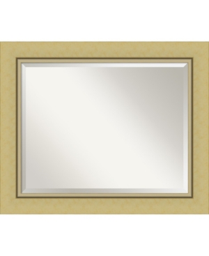 Amanti Art Landon Gold-tone Framed Bathroom Vanity Wall Mirror, 34.38" X 28.38"