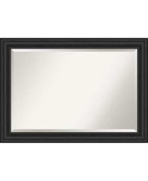 Amanti Art Shipwreck Framed Bathroom Vanity Wall Mirror, 41.38" X 29.38" In Black