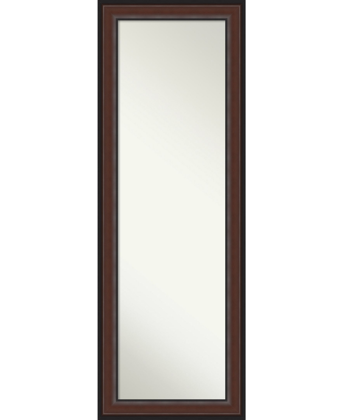 Harvard on The Door Full Length Mirror, 18.5" x 52.50" - Dark Brown