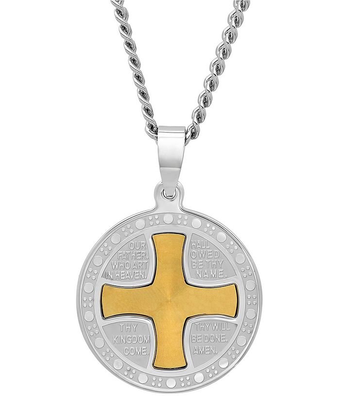 C C Jewelry Macy s Men s The Lord s Prayer Medallion Pendant