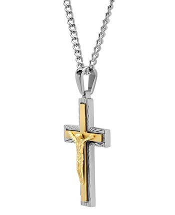 Macys crucifix necklace store