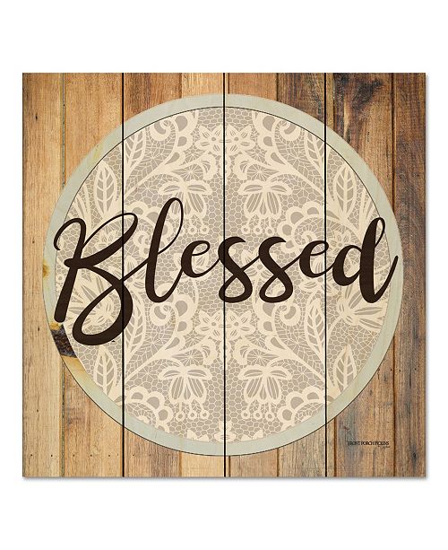 Courtside Market Modern Farmhouse Wreath Blessed 12 X12 Wood