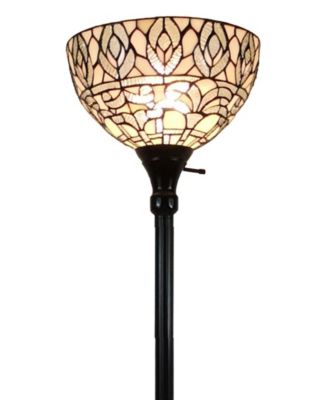 Tiffany Style Torchiere Floor Lamp
