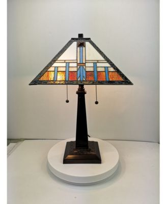 Tiffany Style Mission Table Lamp