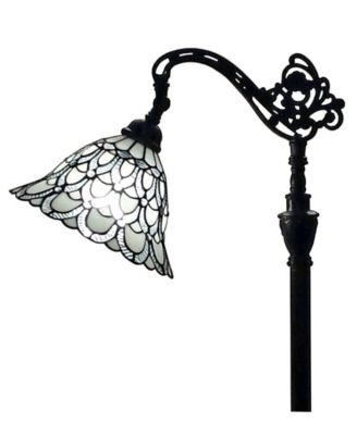 Tiffany Style Adjustable Floor Lamp
