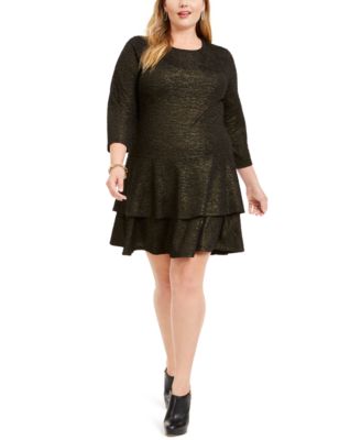 macys michael kors plus size dresses
