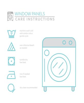 Lush Decor Ruffle Diamond Window Curtain Panels Pair 54"W x 95"L Ivory - Ruffle Curtains for Living Room - Light Filtering Curtains - Cream Drapes