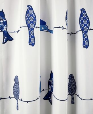 Lush Decor Rowley Birds Light Filtering Window Curtain Panels