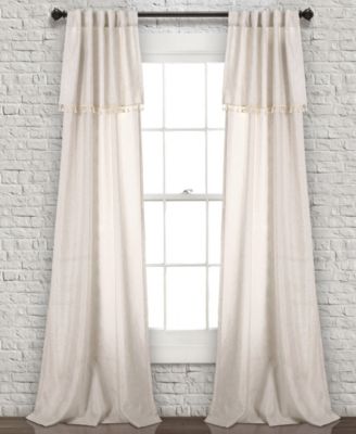 Lush Décor - Ivy Tassel 40"x95" Window Panel Set