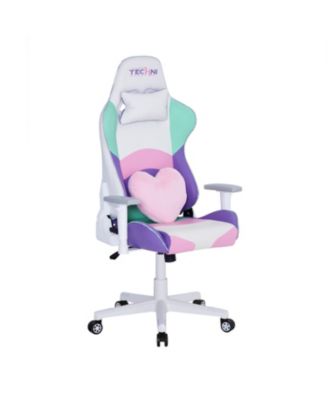 techni gaming chair pink