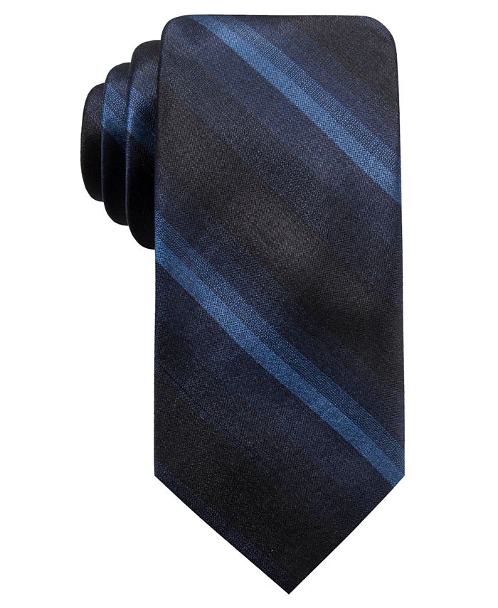 Ryan Seacrest Distinction Men's Leigh Slim Ombré Stripe Silk Tie ...