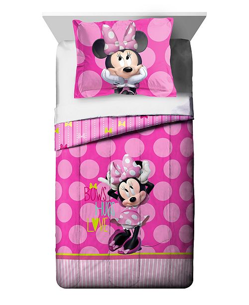 Disney Minnie Mouse 2 Piece Twin Comforter Set Reviews Bed In