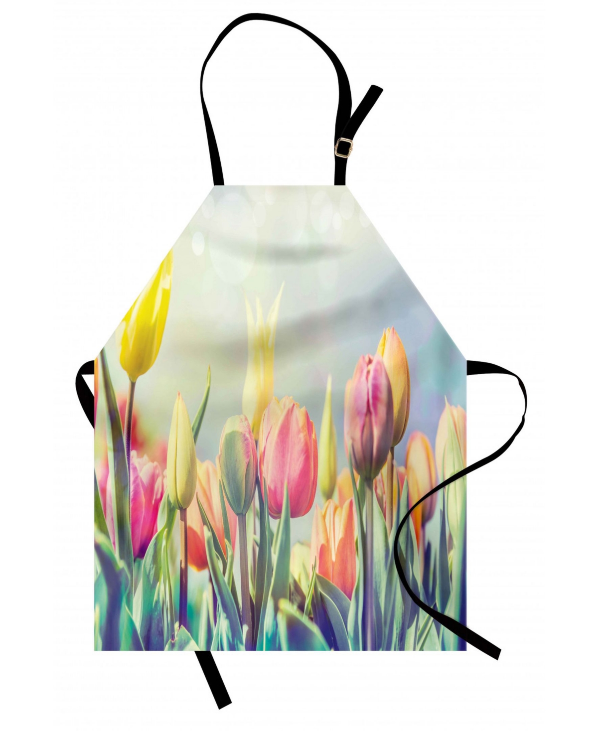 Ambesonne Pastel Apron In Red