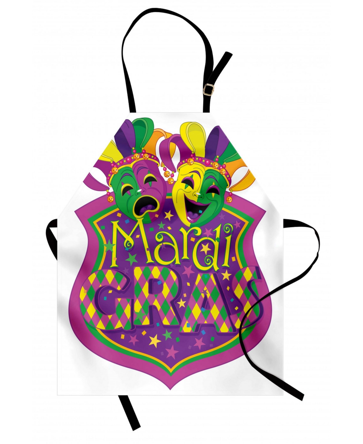 Ambesonne Mardi Gras Apron