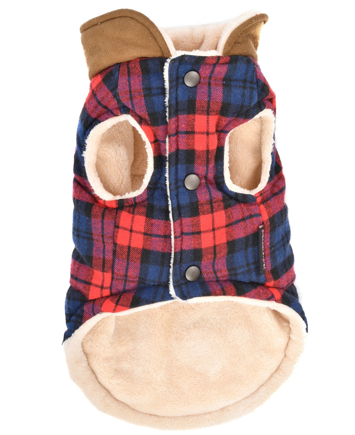 Parisian Pet Scottish Jacket Red Plaid