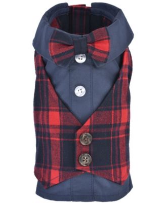 Scottish Tuxedo Red Plaid