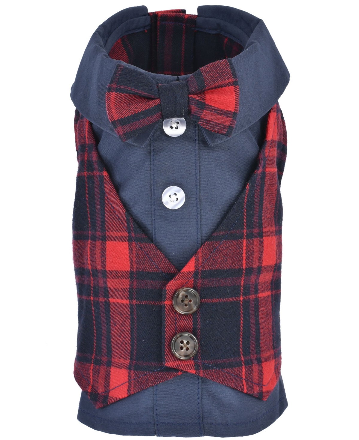 Parisian Pet Scottish Tuxedo Red Plaid