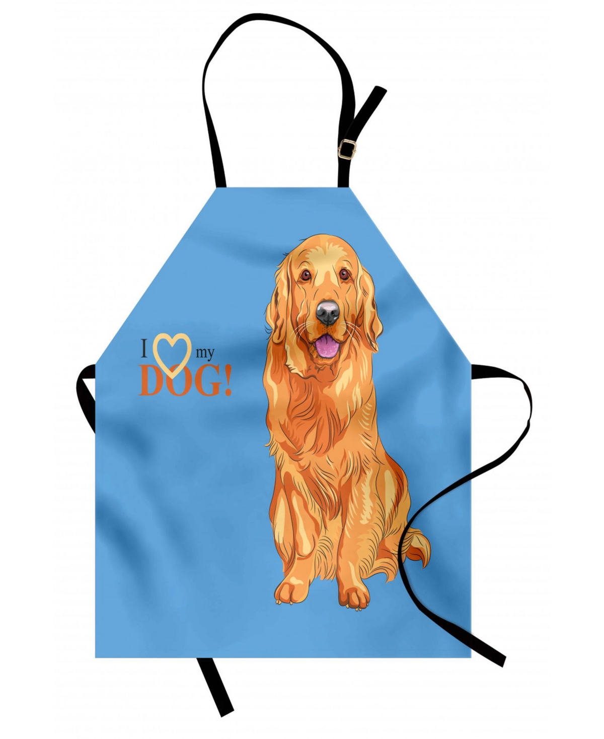 Golden Retriever Apron - Black
