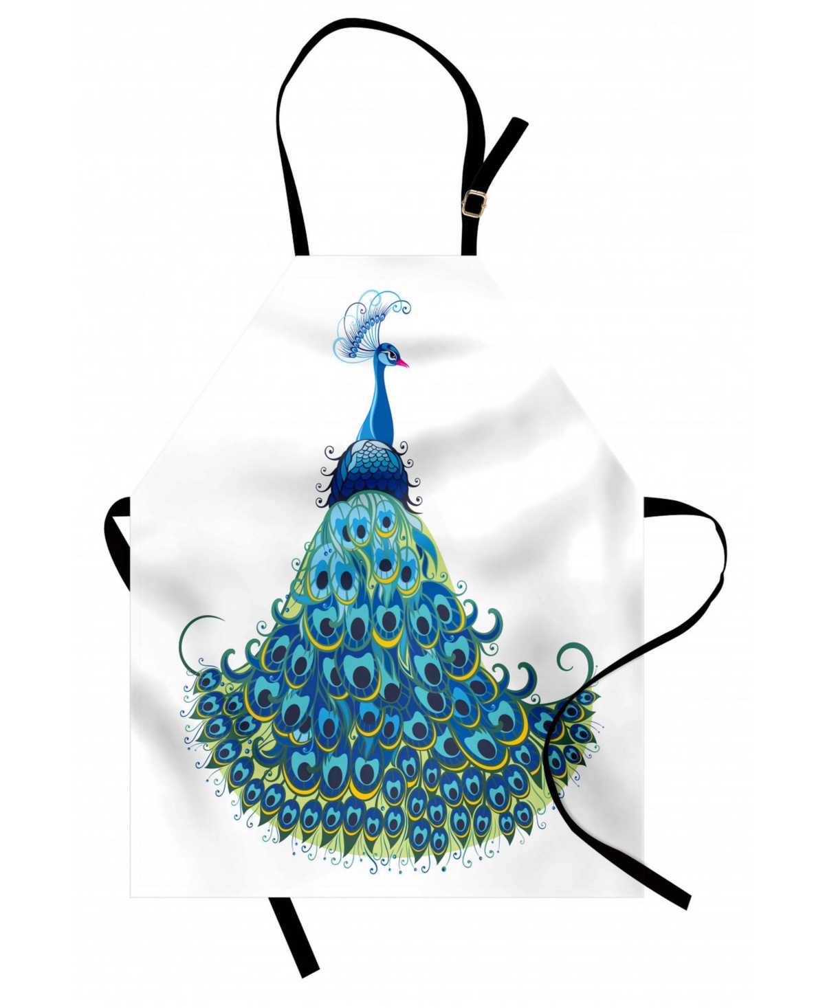 Peacock Apron - Green