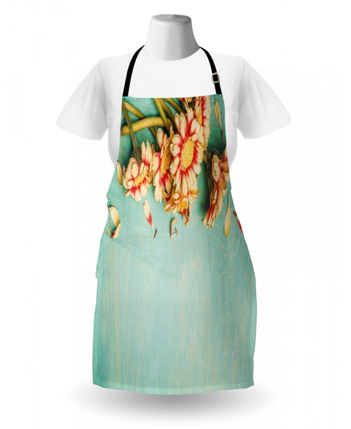 Ambesonne Shabby Flora Apron