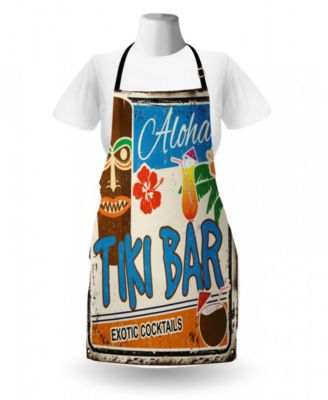 Ambesonne Tiki Bar Apron