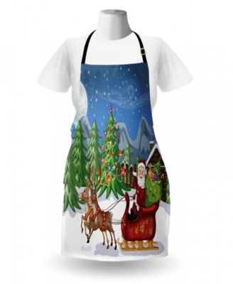 Ambesonne Christmas Apron
