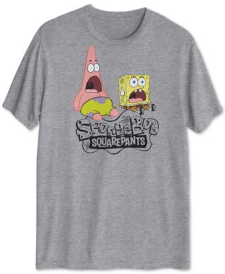 Hybrid - Men's Spongebob & Patrick Graphic T-Shirt