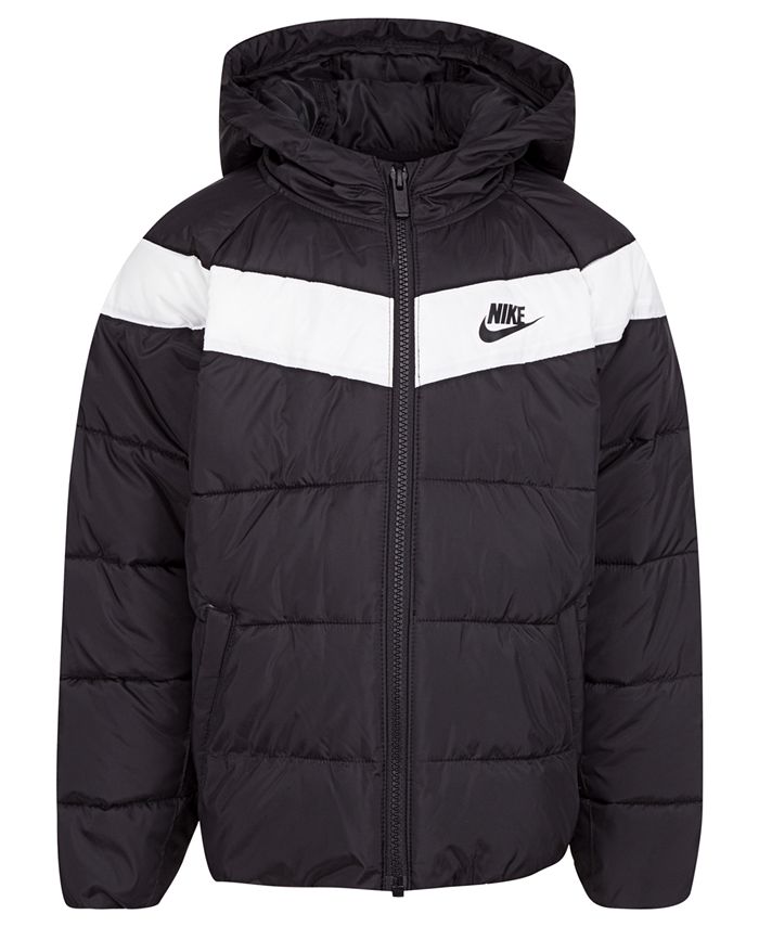 Nike Little Boys Sportswear Hooded Puffer Jacket - Macy's