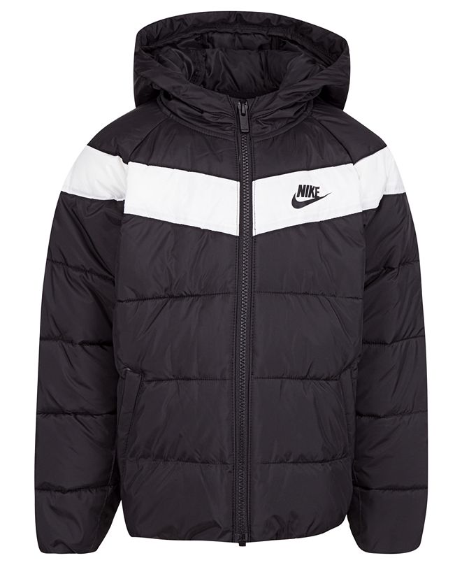 Nike Little Boys Sportswear Hooded Puffer Jacket & Reviews - Coats ...
