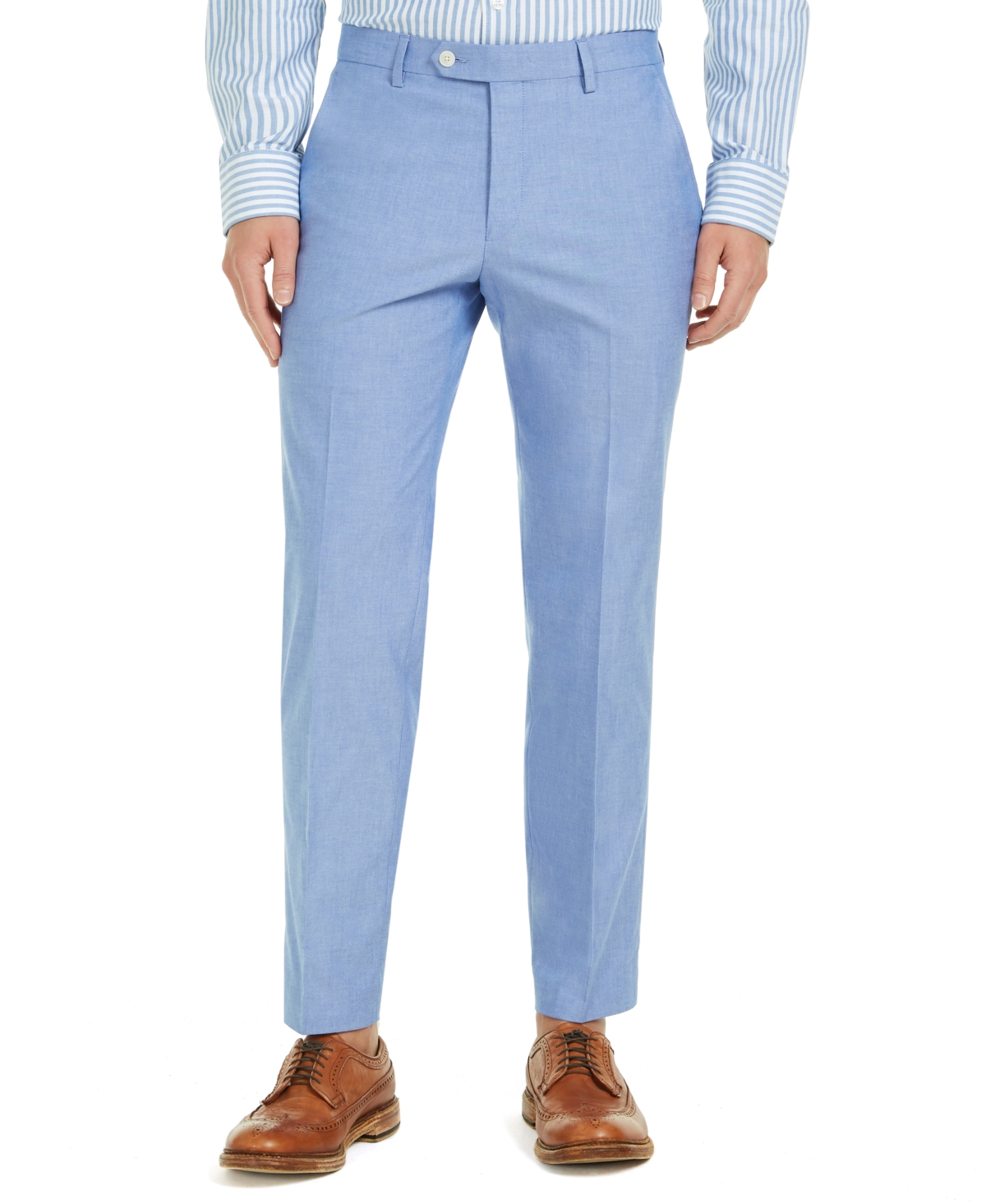 UPC 627729782019 product image for Tommy Hilfiger Men's Modern-Fit Th Flex Stretch Chambray Suit Pants | upcitemdb.com