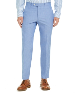 UPC 627729781920 product image for Tommy Hilfiger Men's Modern-Fit Th Flex Stretch Chambray Suit Pants | upcitemdb.com