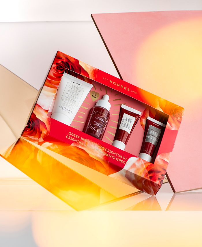KORRES 4Pc. Natural Greek Brightening Essentials Gift Set Macy's