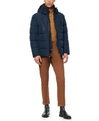 heavyweight down hooded puffer jacket