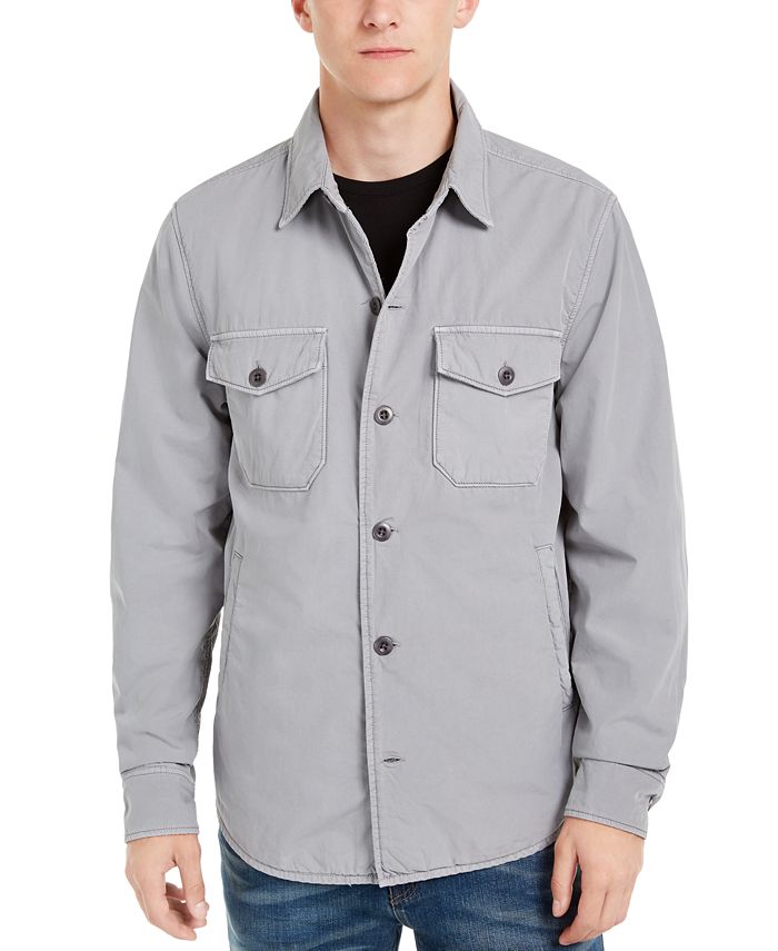 Lucky Brand Men's Lined Shirt-Jacket - Macy's