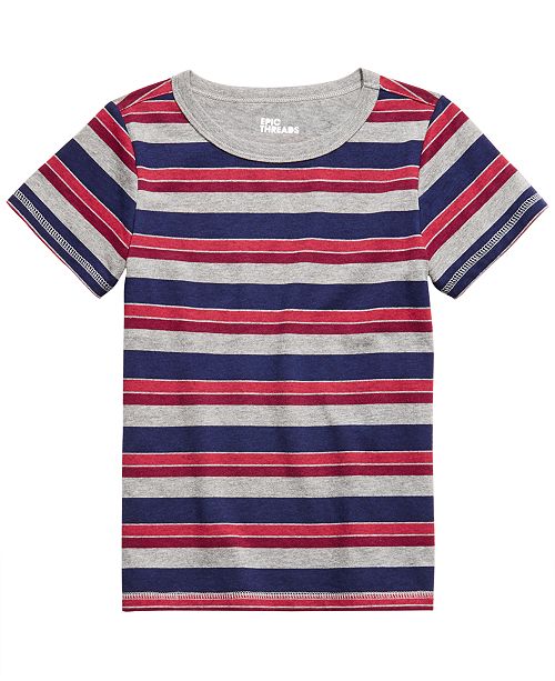 Epic Threads Little Boys Multi Stripe T Shirt Created For Macy S