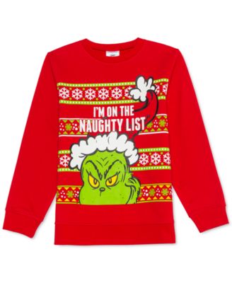 boys grinch sweatshirt