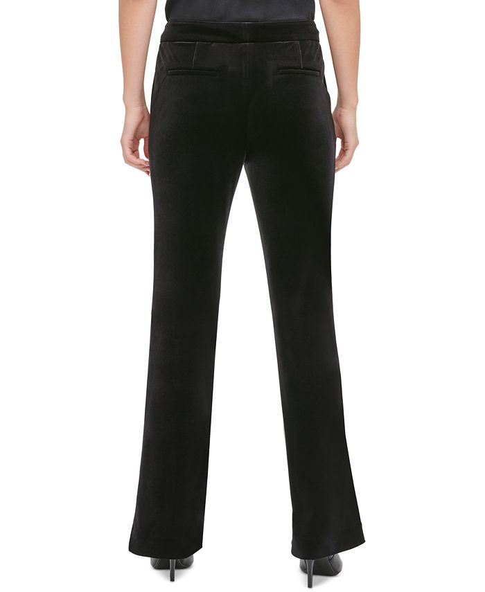 Calvin Klein Women's Velvet Pants Black Size 18W