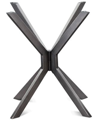 Furniture Deen 54" Glass Top Round Dining Table