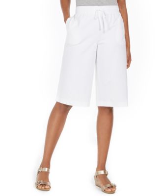 Karen Scott - Petite Pull-On Skimmer Pants