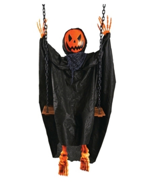 Buyseasons Swinging Pumpkin Prop In Multi-colo