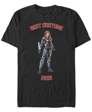 Marvel Men's Black Widow Best Costume Ever Short Sleeve T-Shirt