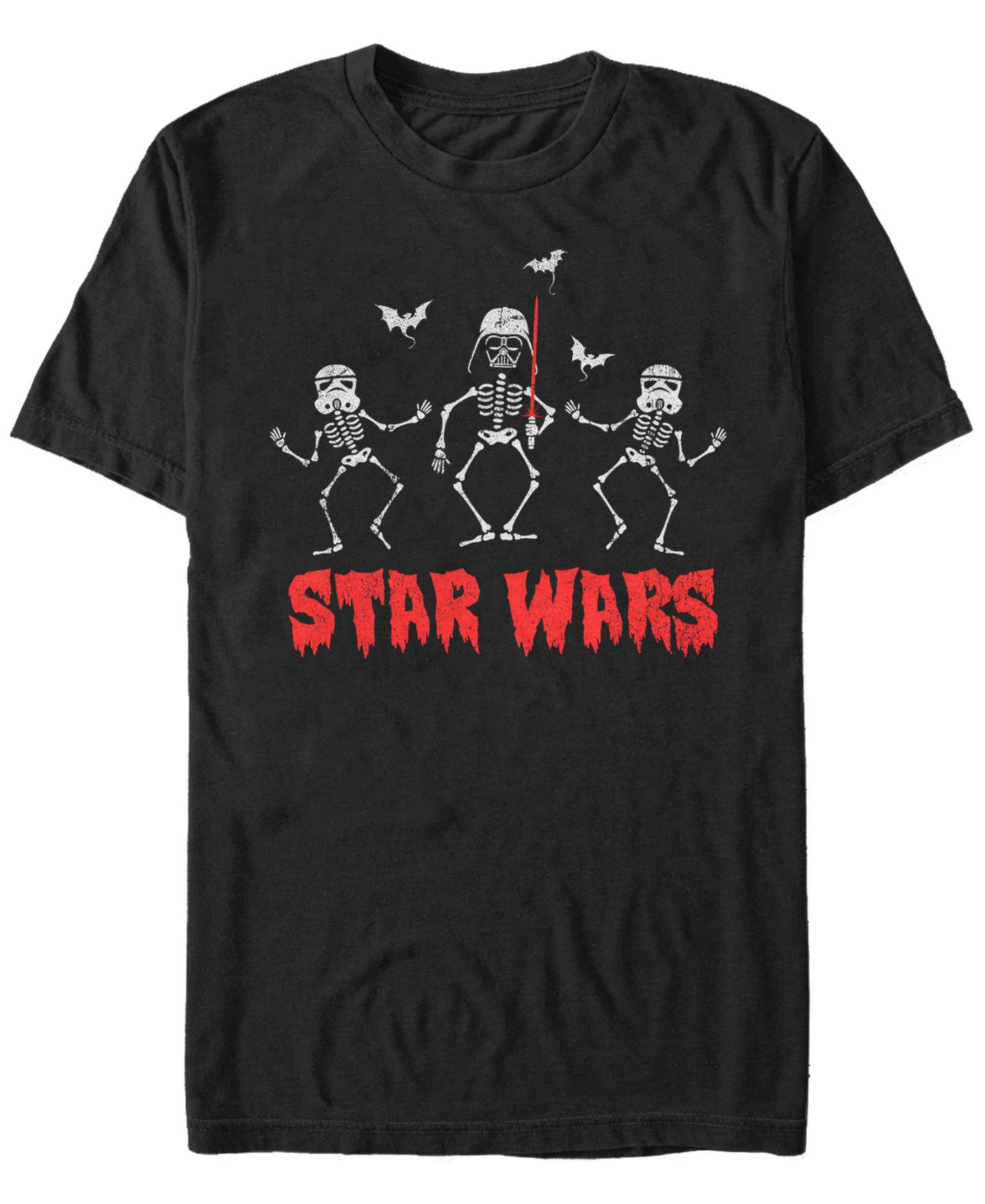 Мужская футболка Fifth Sun Star Wars Darth Vader Storm trooper Skeletons Short Sleeve, цвет: Чёрный — фото 1