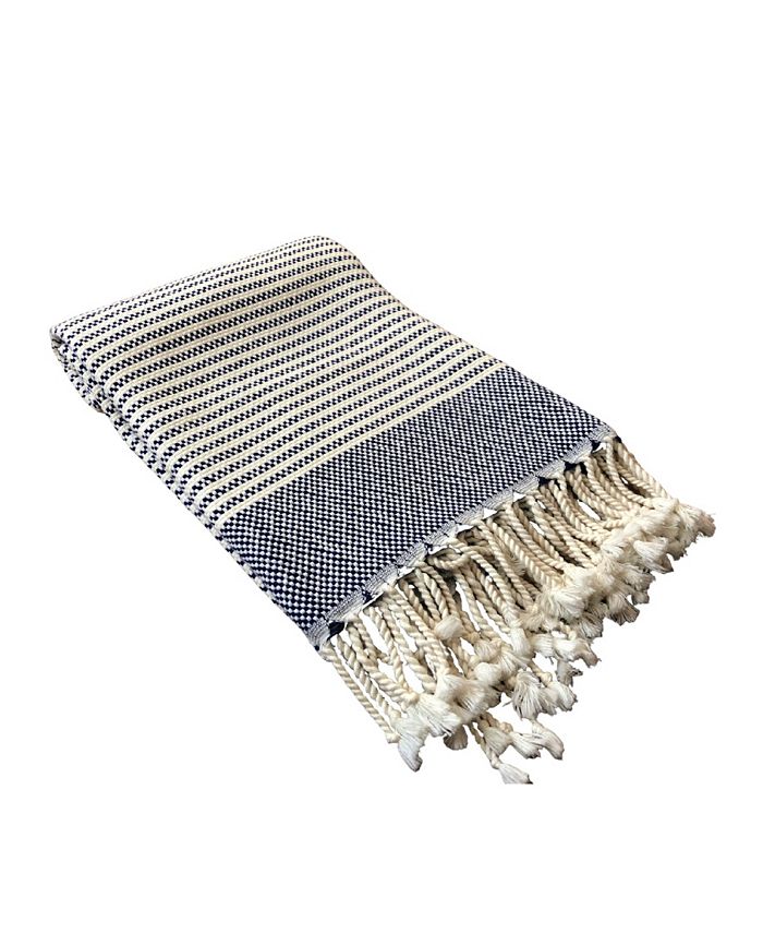 Olive and Linen Turkish Towel / Throw Collection - Macy's