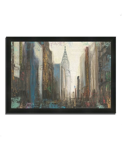 Tangletown Fine Art Urban Movement I Ny By Myles Sullivan Framed